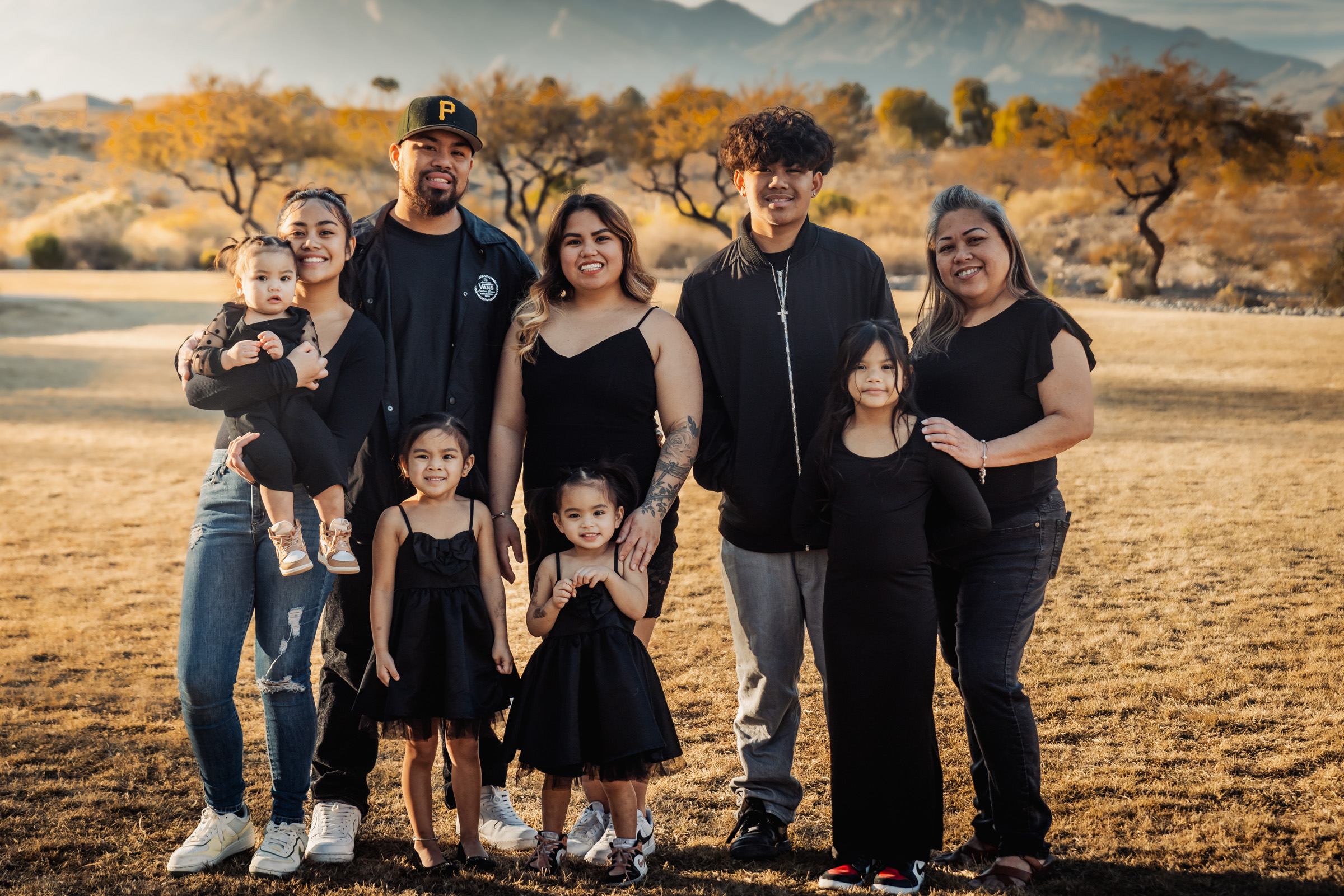Family portrait session in Summerlin, Las Vegas